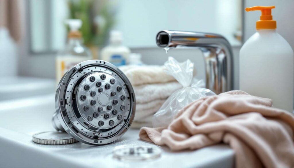 Verkalkter Duschkopf: Der Plastiktüten-Trick, der ihn von selbst reinigt