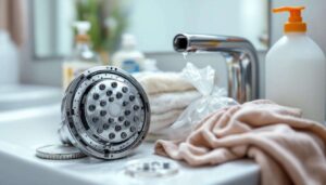 Verkalkter Duschkopf: Der Plastiktüten-Trick, der ihn von selbst reinigt