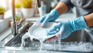 Die Methode, um Geschirr von Hand zu spülen und dabei alle Bakterien zu beseitigen