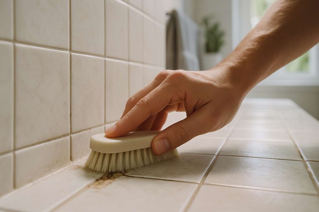 Verschmutzte Fliesenfugen reinigen, ohne etwas zu beschädigen: Der schnelle Trick für zu Hause