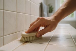 Verschmutzte Fliesenfugen reinigen, ohne etwas zu beschädigen: Der schnelle Trick für zu Hause