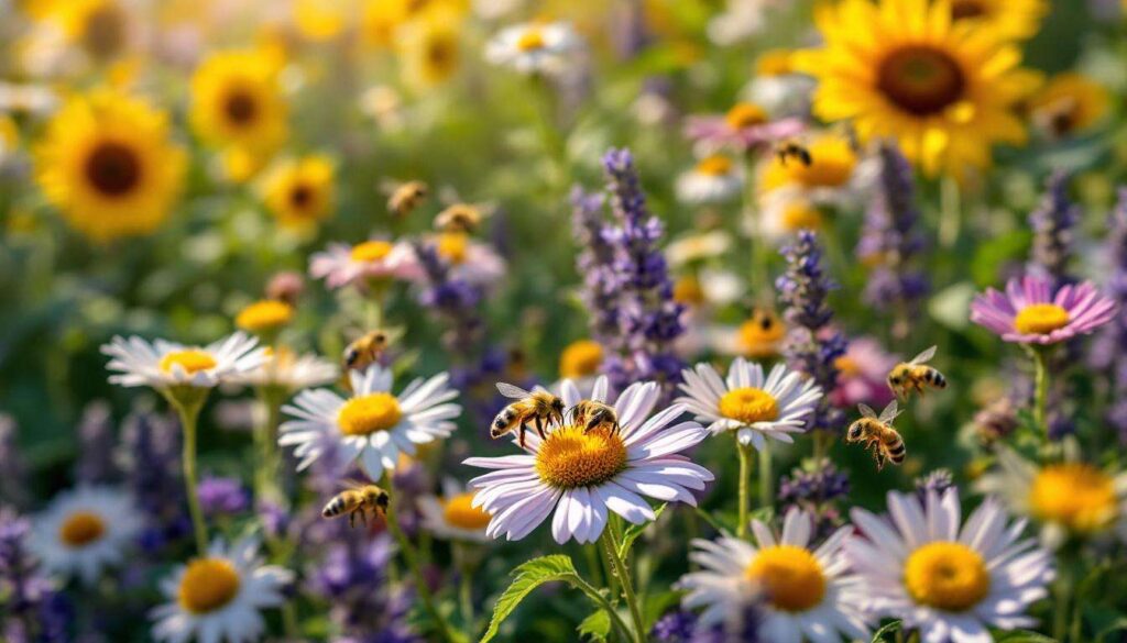Bienen im Garten unterstützen: Warum eine einzige Blumenart nicht ausreicht